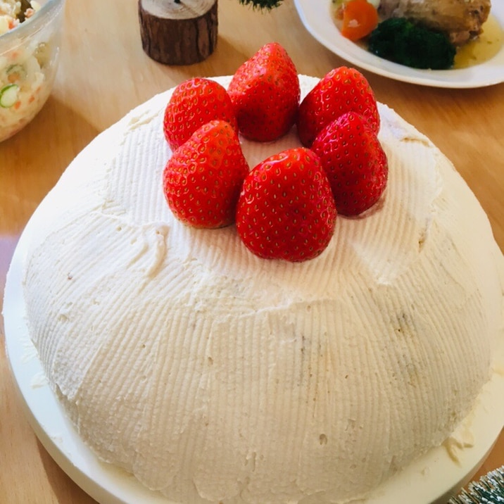 カステラでドームケーキ レシピ 作り方 By Natural Onizumama 楽天レシピ
